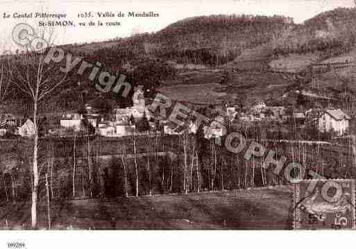 Ville de SAINTSIMON Carte postale ancienne