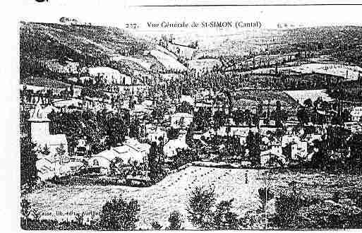 Ville de SAINTSIMON Carte postale ancienne