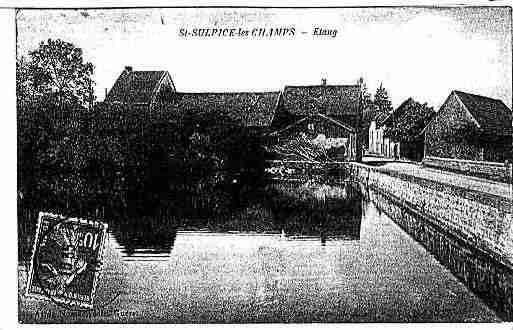 Ville de SAINTSULPICELESCHAMPS Carte postale ancienne