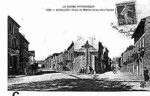 Ville de SAINTVALLIER Carte postale ancienne