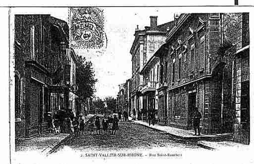 Ville de SAINTVALLIER Carte postale ancienne