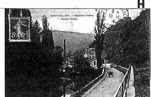 Ville de SAINTVALLIER Carte postale ancienne
