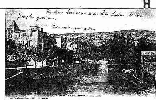 Ville de SAINTVALLIER Carte postale ancienne