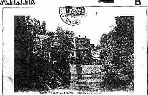 Ville de SAINTVALLIER Carte postale ancienne