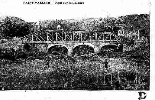 Ville de SAINTVALLIER Carte postale ancienne