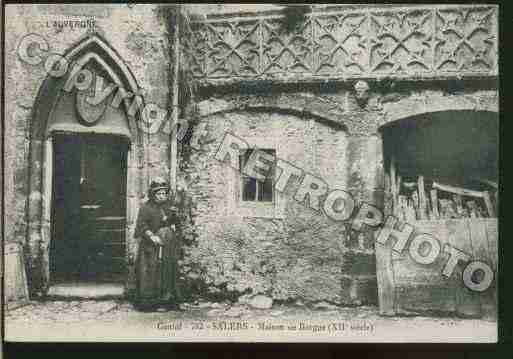 Ville de SALERS Carte postale ancienne