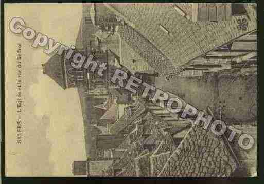 Ville de SALERS Carte postale ancienne