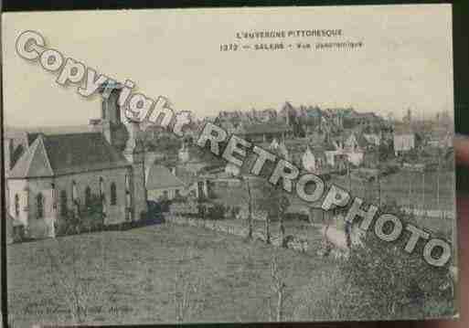 Ville de SALERS Carte postale ancienne