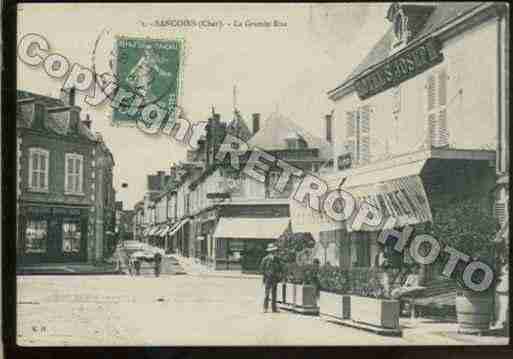 Ville de SANCOINS Carte postale ancienne