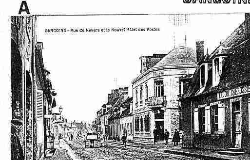 Ville de SANCOINS Carte postale ancienne