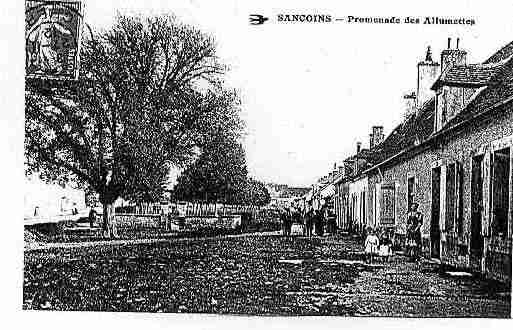 Ville de SANCOINS Carte postale ancienne