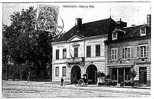 Ville de SANCOINS Carte postale ancienne