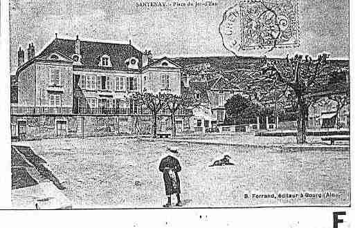 Ville de SANTENAY Carte postale ancienne