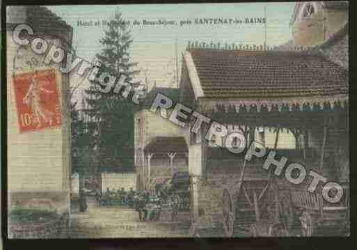 Ville de SANTENAY Carte postale ancienne