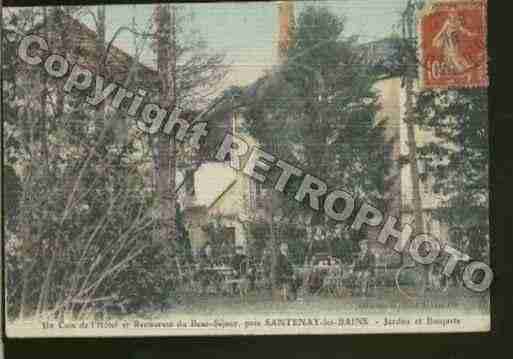 Ville de SANTENAY Carte postale ancienne