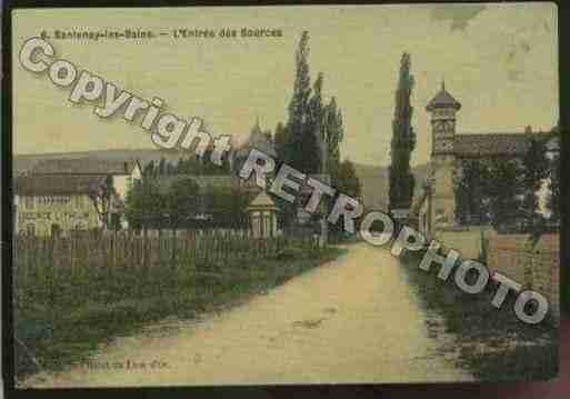 Ville de SANTENAY Carte postale ancienne