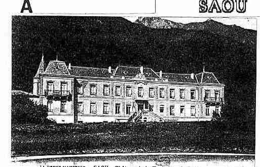 Ville de SAOU Carte postale ancienne