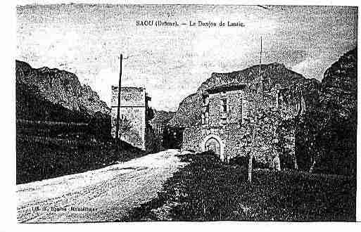 Ville de SAOU Carte postale ancienne