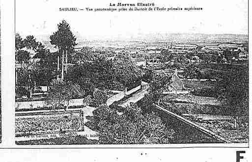 Ville de SAULIEU Carte postale ancienne