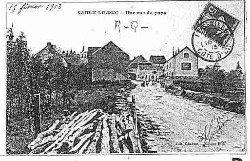 Ville de SAULXLEDUC Carte postale ancienne