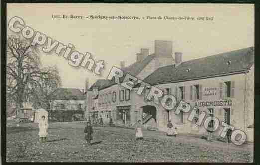 Ville de SAVIGNYENSANCERRE Carte postale ancienne