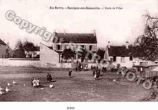 Ville de SAVIGNYENSANCERRE Carte postale ancienne