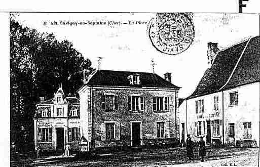 Ville de SAVIGNYENSEPTAINE Carte postale ancienne