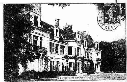 Ville de SAVIGNYENSEPTAINE Carte postale ancienne