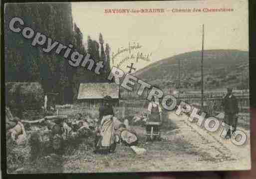 Ville de SAVIGNYLESBEAUNE Carte postale ancienne