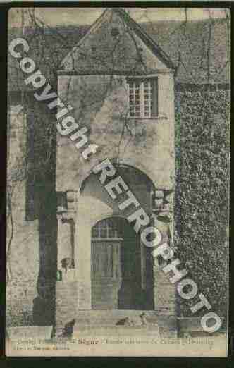 Ville de SEGURLECHATEAU Carte postale ancienne