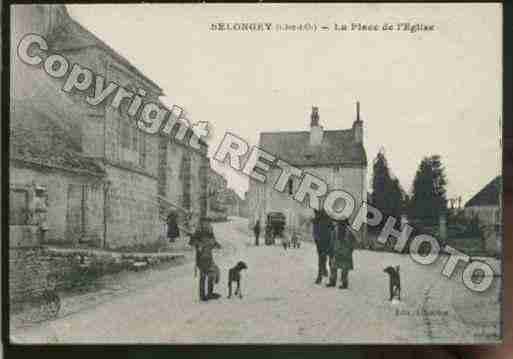 Ville de SELONGEY Carte postale ancienne