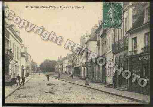 Ville de SEMURENAUXOIS Carte postale ancienne