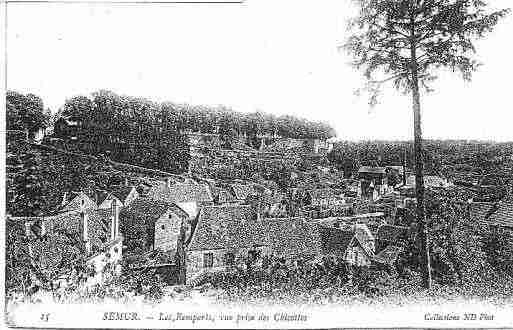 Ville de SEMURENAUXOIS Carte postale ancienne