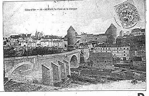 Ville de SEMURENAUXOIS Carte postale ancienne