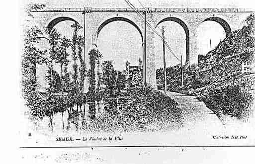 Ville de SEMURENAUXOIS Carte postale ancienne Ville de SEMURENAUXOIS Carte postale ancienne