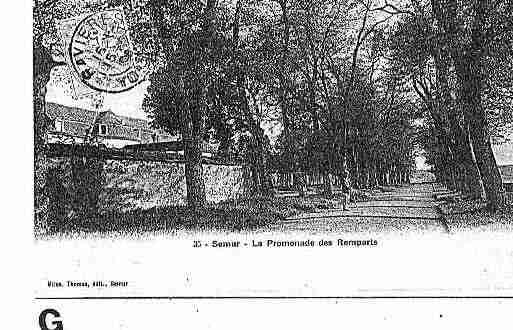 Ville de SEMURENAUXOIS Carte postale ancienne