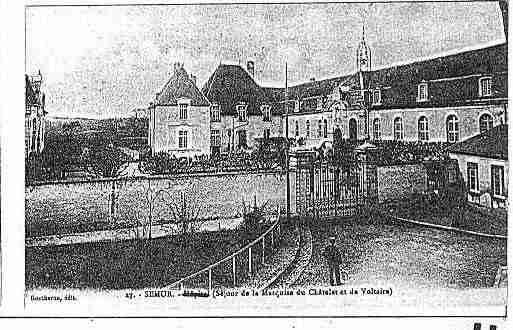 Ville de SEMURENAUXOIS Carte postale ancienne