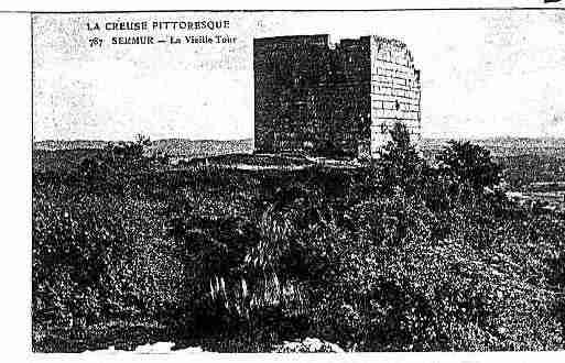 Ville de SERMUR Carte postale ancienne