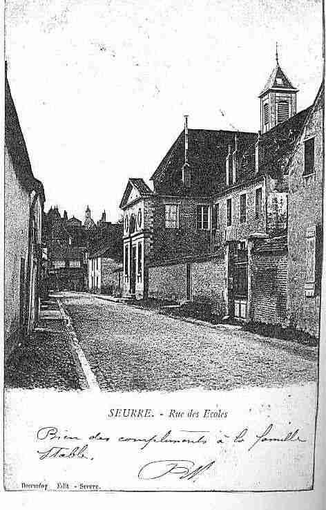 Ville de SEURRE Carte postale ancienne