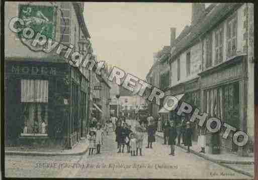 Ville de SEURRE Carte postale ancienne