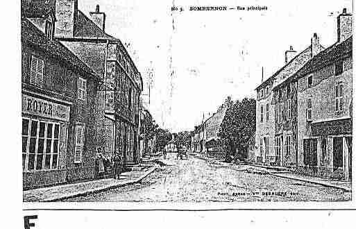 Ville de SOMBERNON Carte postale ancienne