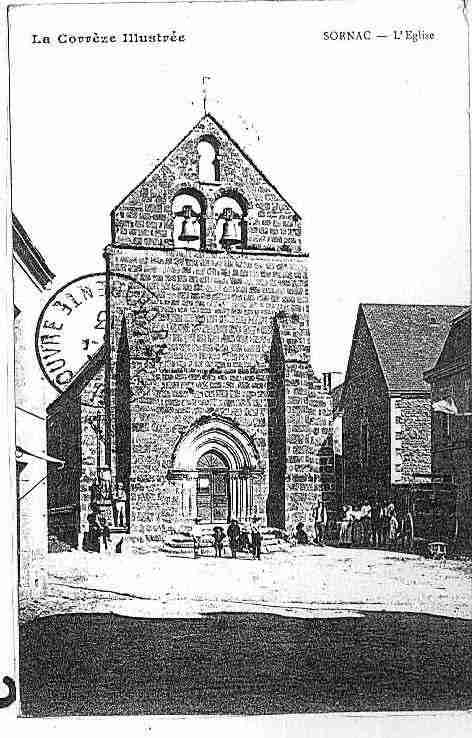 Ville de SORNAC Carte postale ancienne