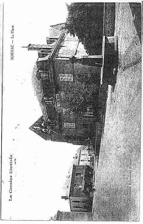 Ville de SORNAC Carte postale ancienne