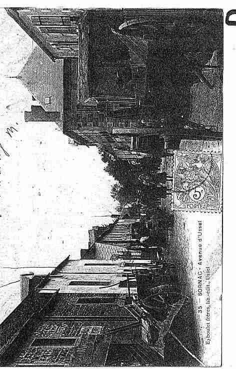 Ville de SORNAC Carte postale ancienne