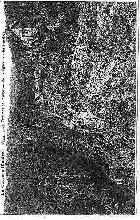 Ville de SOURSAC Carte postale ancienne