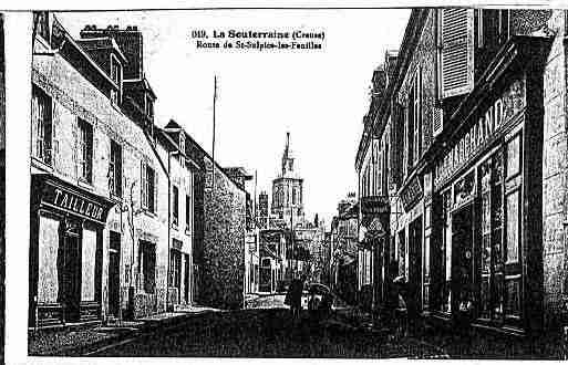 Ville de SOUTERRAINE(LA) Carte postale ancienne