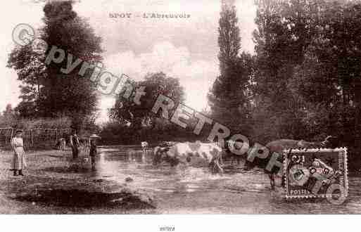 Ville de SPOY Carte postale ancienne