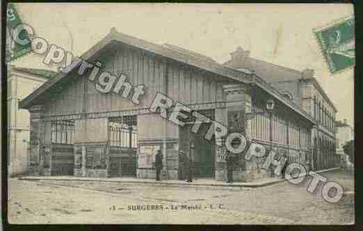 Ville de SURGERES Carte postale ancienne