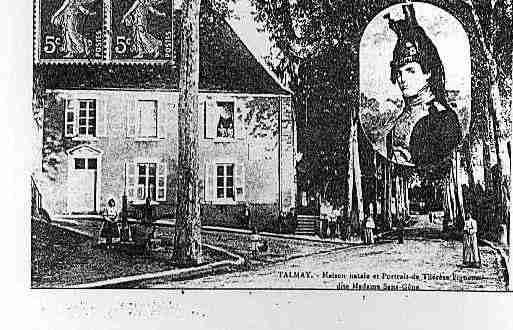 Ville de TALMAY Carte postale ancienne