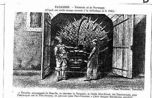 Ville de TARASCON Carte postale ancienne